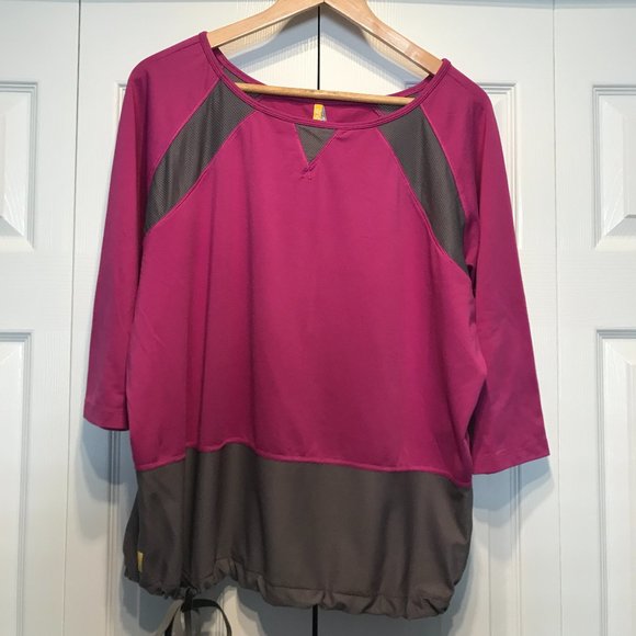 Lole purple and grey top - Picture 2 of 5